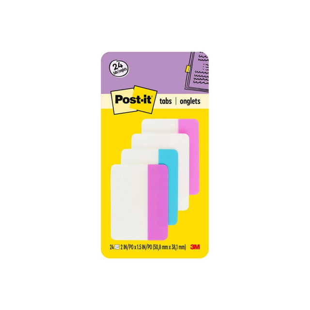 3M CO 686-PWAV Post-it Filing Tabs, 2 in. x 1.5 in., Pack of 24 Tabs 3M CO 686-PWAV Post-it Filing Tabs, 2 in. x 1.5 in., Pack of 24 Tabs