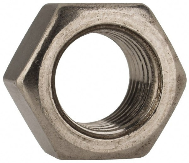 Value Collection 1870 Hex Nut: 3/8-24, Grade 316 Stainless Steel, Uncoated