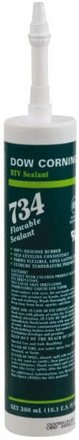 Dow Corning 99179310 Joint Sealant: 10.1 oz Cartridge, Clear, RTV Silicone