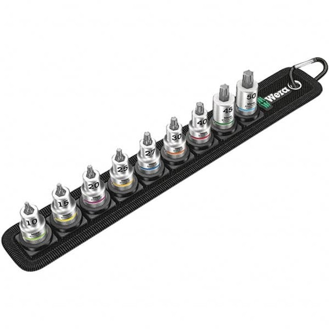 Wera 05003972001 Torx Bit Socket Set: 9 Pc