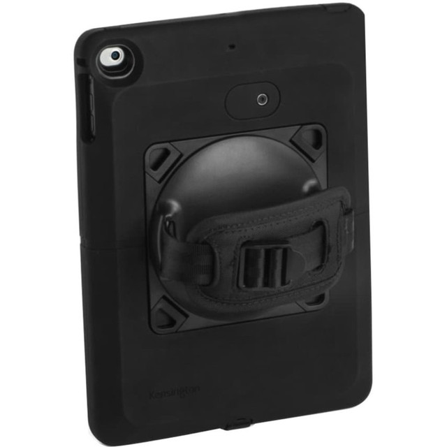 KENSINGTON K97908WW SecureBack Carrying Case Apple iPad Air, iPad Air 2 Tablet - Black - Damage Resistant, Drop Resistant, Bump Resistant, Slip Resistant, Scratch Resistant Screen Protector, Dust Resistant Port - Rubber Body - Hand Strap, Shoulder S KENSINGTON K97908WW SecureBack Carrying Case Apple iPad Air, iPad Air 2 Tablet - Black - Damage Resistant, Drop Resistant, Bump Resistant, Slip Resistant, Scratch Resistant Screen Protector, Dust Resistant Port - Rubber Body - Hand Strap, Shoulder S