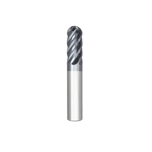 Niagara Cutter 03115937 Ball End Mill: 0.25" Dia, 6 Flute, Solid Carbide