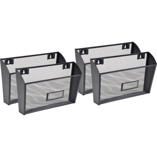 Lorell 84144CT Lorell Mesh Wire Wall Pockets