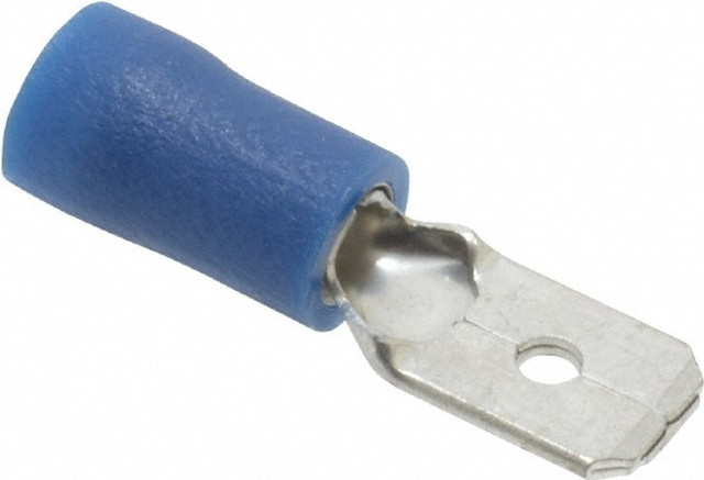 Ideal 83-9981 Wire Disconnect: Male, Blue, Vinyl, 16-14 AWG, 1/4" Tab Width