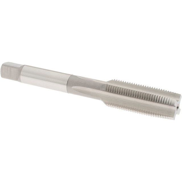 OSG 881 Straight Flute Tap: M12x1.00 Metric Fine, 4 Flutes, Taper, 2B Class of Fit, High Speed Steel, Bright/Uncoated
