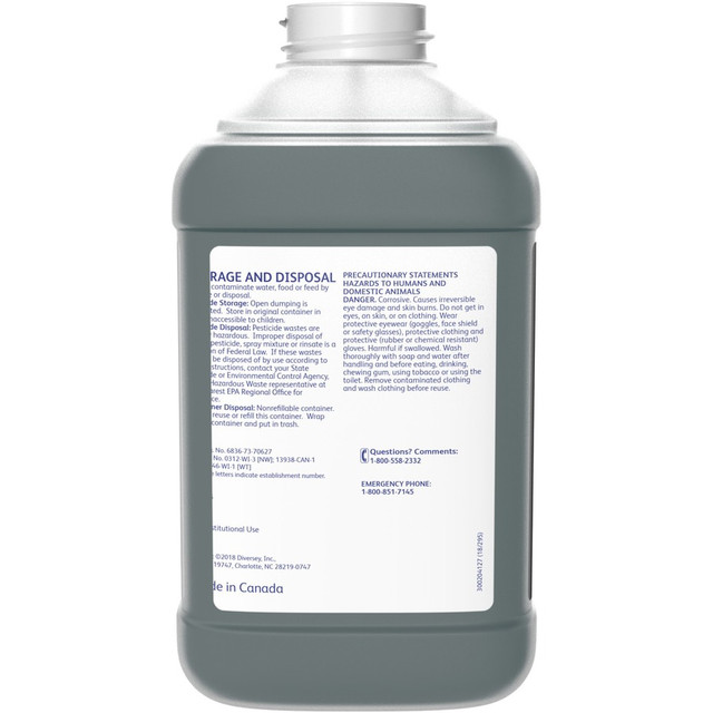 Diversey, Inc Diversey 5546264 Diversey Non-acid Restroom Disinfectant