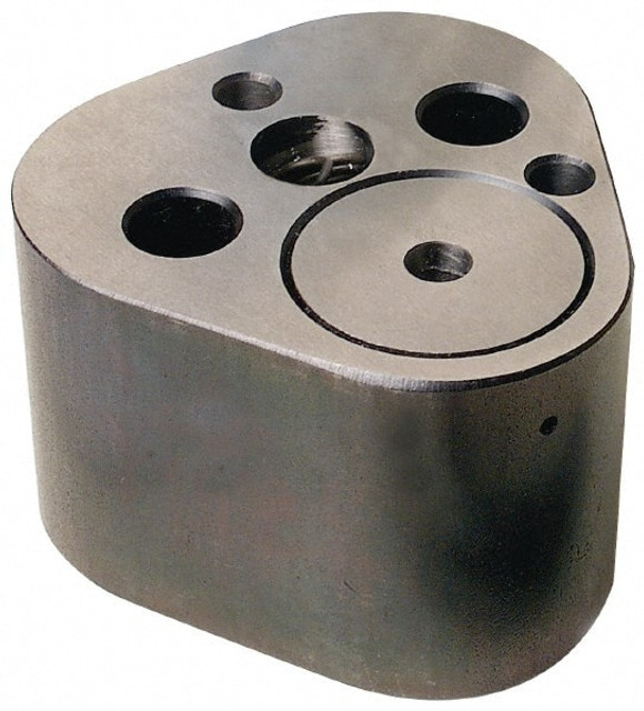 Dayton Lamina LRT62 Dayton Progress, 5/8" Shank Diam, 2-1/8" Base Length x 2-3/32" Base Width x 1-1/4" Base Height, 3/8-16 Thread, Alloy Steel Mold Punch Retainer