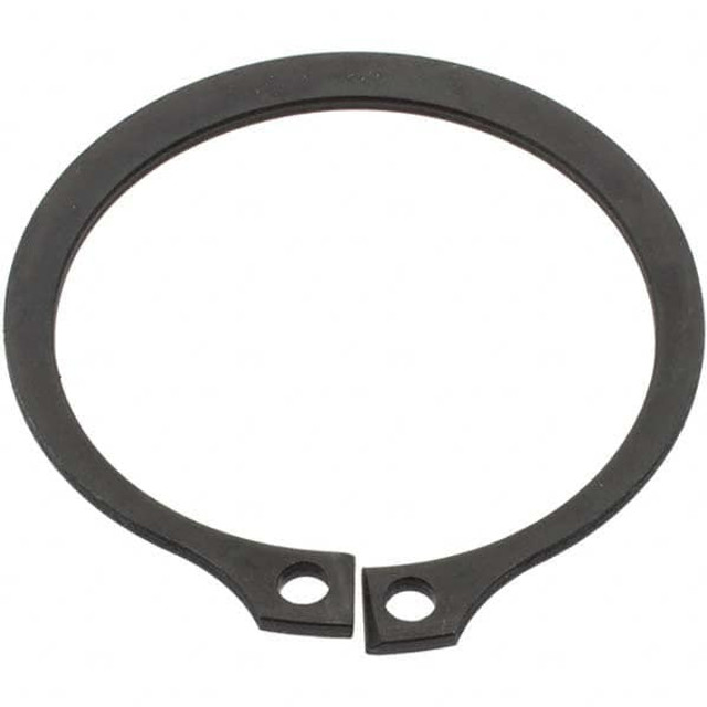MSC SH-187ST PD External Snap Retaining Ring: 1.769" Groove Dia, 1-7/8" Shaft Dia, 1060-1090 Spring Steel, Phosphate Finish