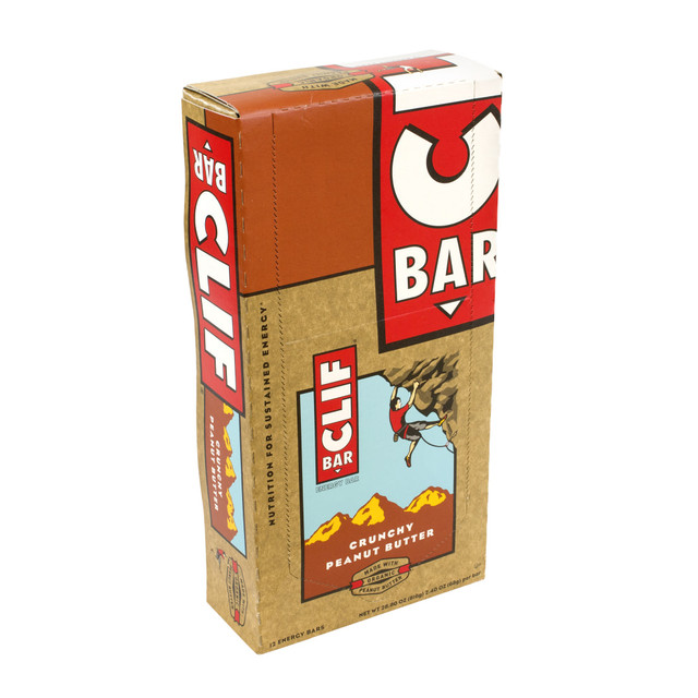 CLIF BAR AND COMPANY 30120 Clif Bar Crunchy Peanut Butter, 2.4 oz, 12 Count