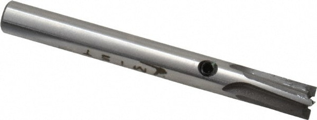 MSC MIT-434-1 1/4" Diam, 1/4" Shank, Diam, 4 Flutes, Straight Shank, Interchangeable Pilot Counterbore