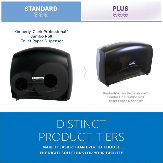 Kimberly-Clark Corporation Kimberly-Clark Professional 09507 Kimberly-Clark Professional Jumbo Roll Toilet Paper Dispenser Kimberly-Clark Corporation Kimberly-Clark Professional 09507 Kimberly-Clark Professional Jumbo Roll Toilet Paper Dispenser