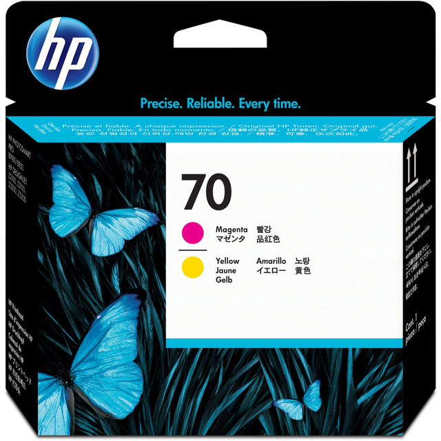 HP INC. C9406A HP 70 (C9406A) Magenta/Yellow Inkjet Cartridge