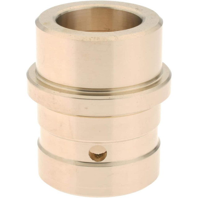 Gibraltar BEB-502 Die & Mold Straight Bushings; Material: Solid Bronze; Inside Diameter: 0.8755 in; Inside Diameter (Decimal Inch): 0.8755 in; Body Diameter: 1.2505 in; Attachment Method: Press-Fit; Lubrication Type: Non-Self Lubricating; Bushing Typ