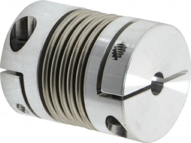 Lovejoy 68514477391 Flexible Bellows Clamp: Aluminum Hub with Stainless Steel Bellows, 1/4" Pipe, 1.614" OAL