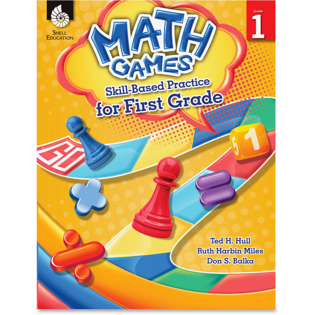 Shell Education 51288 Shell Education Grade 1 Math Games Skills-Based Practice Book by Ted H. Hull, Ruth Harbin Miles, Don S. Balka Printed Book by Ted H. Hull, Ruth Harbin Miles, Don S. Balka