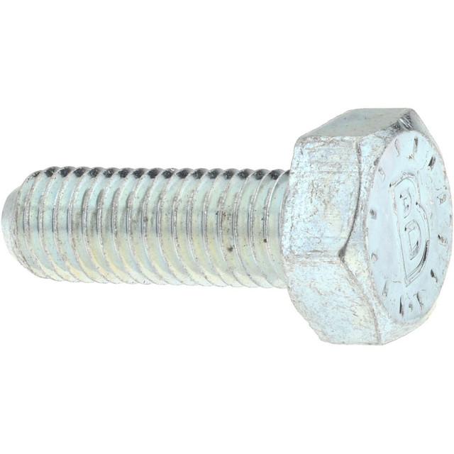 Bowmalloy 36302 Hex Head Cap Screw: 1/4-28 x 3/4", Grade 9 Alloy Steel, Zinc-Plated Clear Chromate