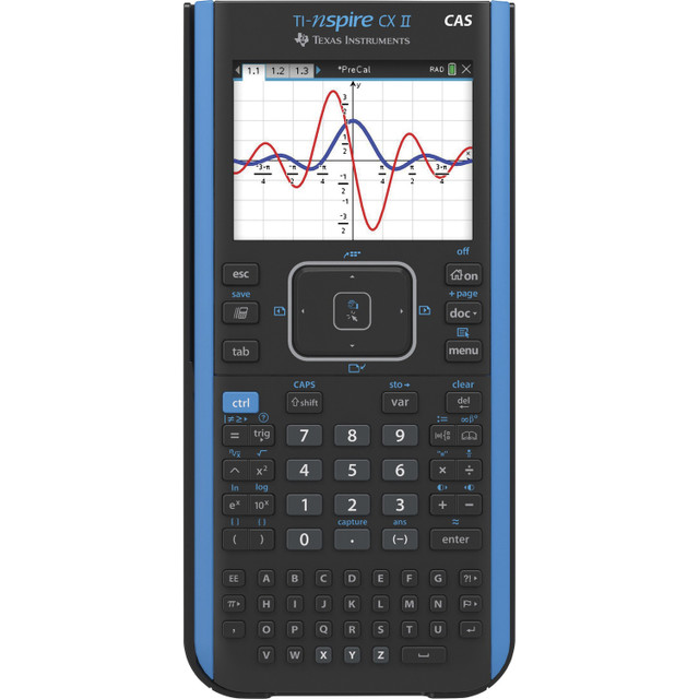 Texas Instruments, Inc Texas Instruments NSPIRECX2CAS Texas Instruments Nspire CX II CAS Graphing Calculator Texas Instruments, Inc Texas Instruments NSPIRECX2CAS Texas Instruments Nspire CX II CAS Graphing Calculator