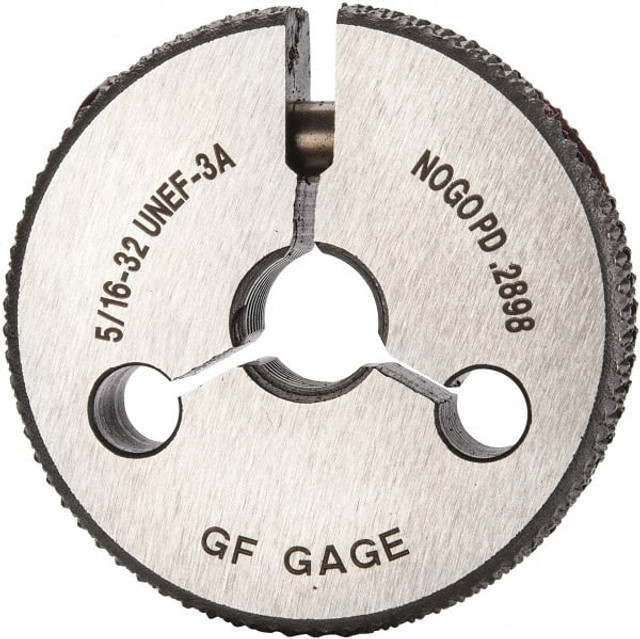 GF Gage R0312323AS Threaded Ring Gage: 5/16-32 Thread, UNEF, Class 3A, Go & No Go