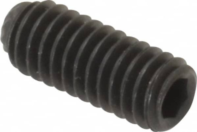 Unbrako 103188 Set Screw: M4 x 10 mm, Knurled Cup Point, Alloy Steel, Grade 45H