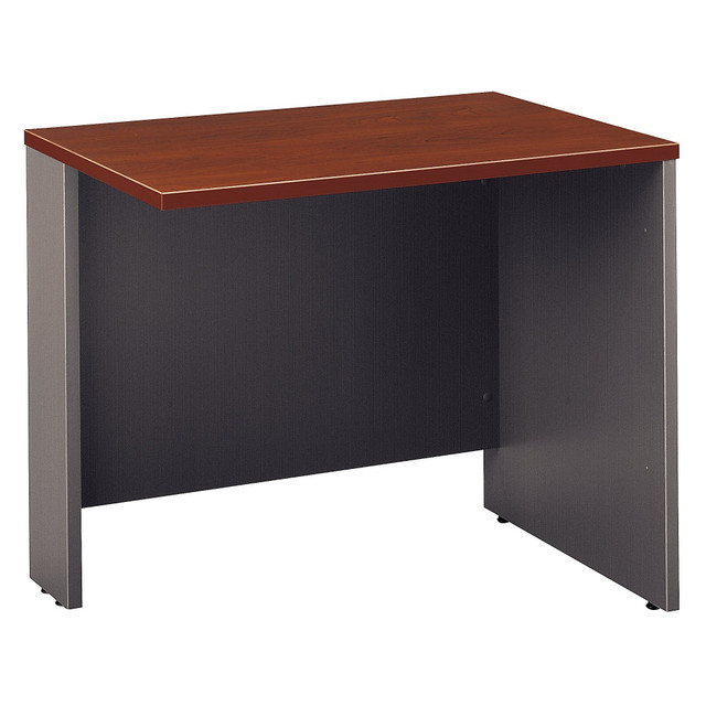 BUSH INDUSTRIES INC. WC24418 Bush Business Furniture Components Return Bridge, 36inW, Hansen Cherry/Graphite Gray, Standard Delivery BUSH INDUSTRIES INC. WC24418 Bush Business Furniture Components Return Bridge, 36inW, Hansen Cherry/Graphite Gray, Standard Delivery