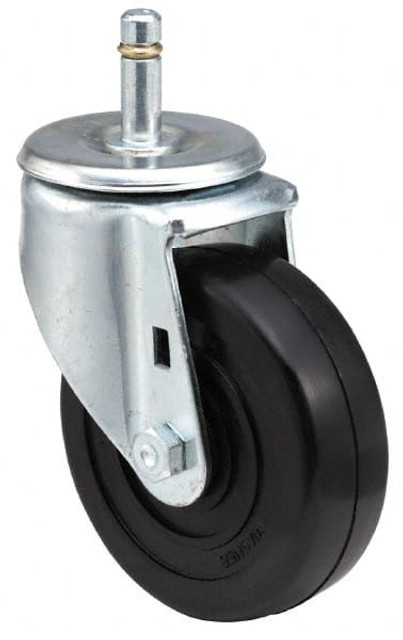 E.R. Wagner 3F09B9B25000101 3-1/2" Diam x 1-1/4" Wide x 4-1/2" OAH Stem Mount Swivel Caster