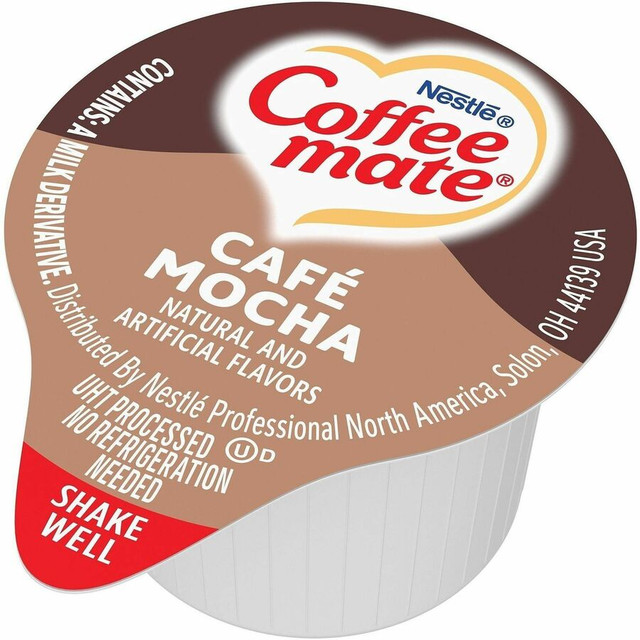 Nestle Professional Coffee mate 35115CT Coffee mate Cafe Mocha Liquid Creamer Singles - Gluten-Free