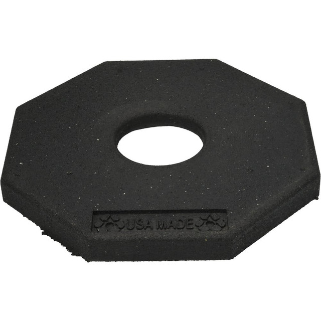 PRO-SAFE 7200-RB-10 15-1/2" Wide, 1.1" High, 15-1/2" Long Rubber Delineator Base