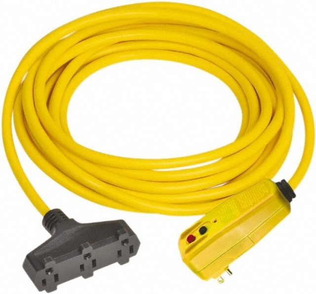 Tower 30434305-01 Right Angle GFCI Cord Set: 50' Cord, 15A, 125V