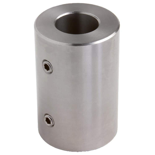 Climax Metal Products RC-100-S 1" Inside x 2" Outside Diam, Stainless Steel Set Screw Rigid Coupling