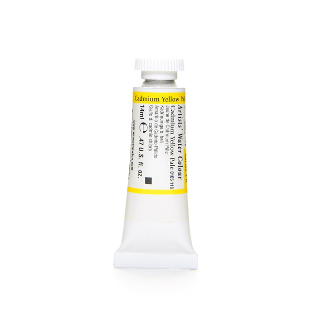 WINSOR & NEWTON 0105118  Professional Watercolors, 14 mL, Cadmium Yellow Pale, 118