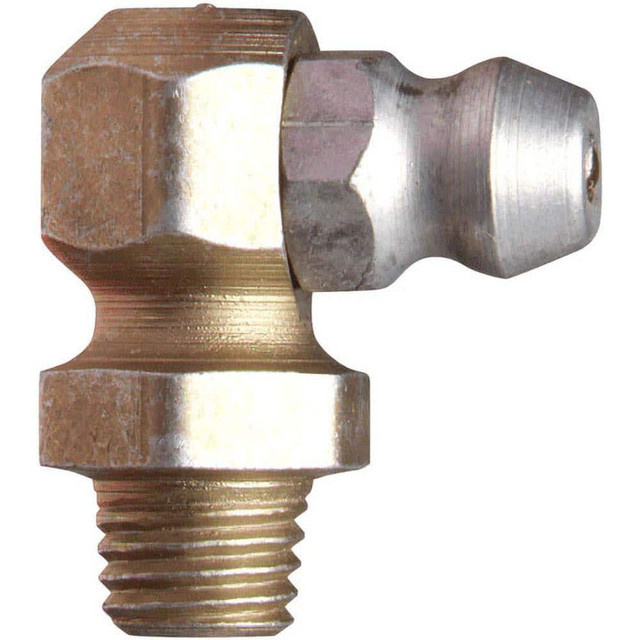 Alemite 3054-B Thread-Forming Grease Fitting: 90 ° Head, 1/4-28 Taper