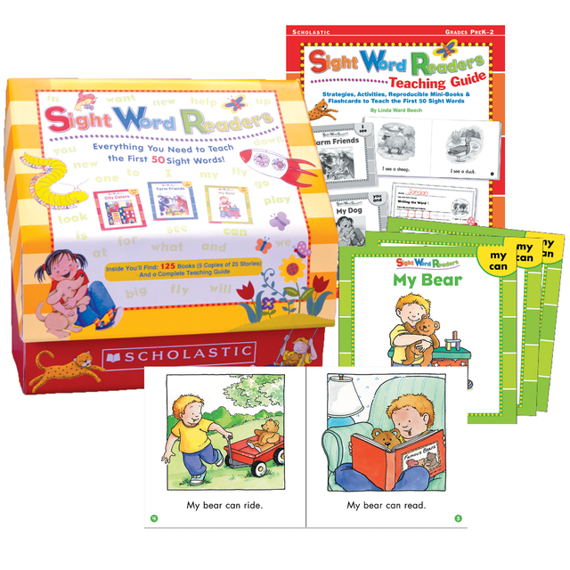 SCHOLASTIC INC 0545067669 Scholastic Sight Words Readers Box Set