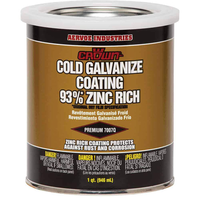 Crown 7007Q Zinc Cold Galvanizing Compound: 32 oz Bottle