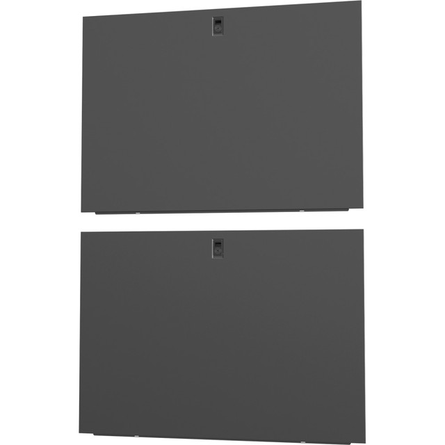 VERTIV VRA6010  VR 42U x 1200mm Deep Split Side Panels Black - Metal - Black - 42U Rack Height - 2 Pack - 47.2in Width