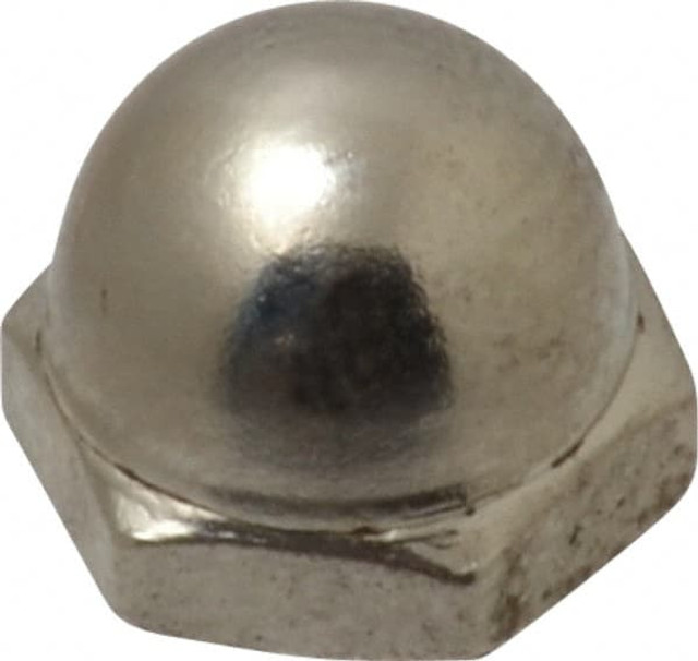 Value Collection DNFI-10P5-100BX #10-32 UNF, 3/8" Width Across Flats, Nickel Plated, Steel Acorn Nut