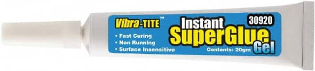 Vibra-Tite. 30920 Adhesive Glue: 0.7 oz Tube, Clear