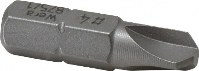 Wera 05066766001 Power Screwdriver Bit: #4 Tri-Wing Speciality Point Size, 1/4" Hex Drive