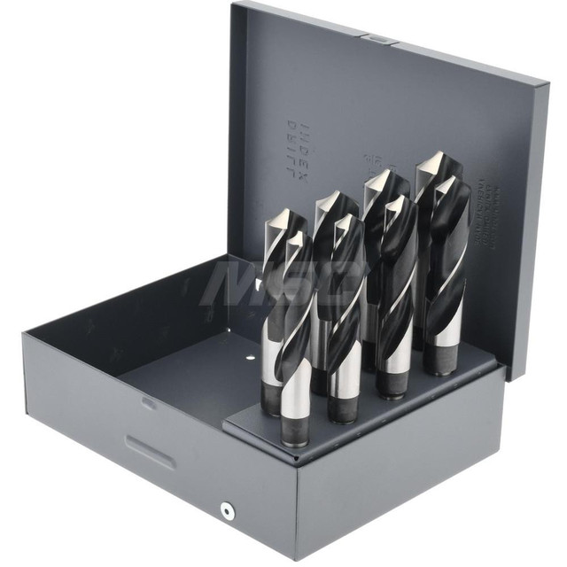 Hertel C.E96.S8 Drill Bit Set: Reduced Shank Drill Bits, 1" Drill Bit Size, 118 °, High Speed Steel