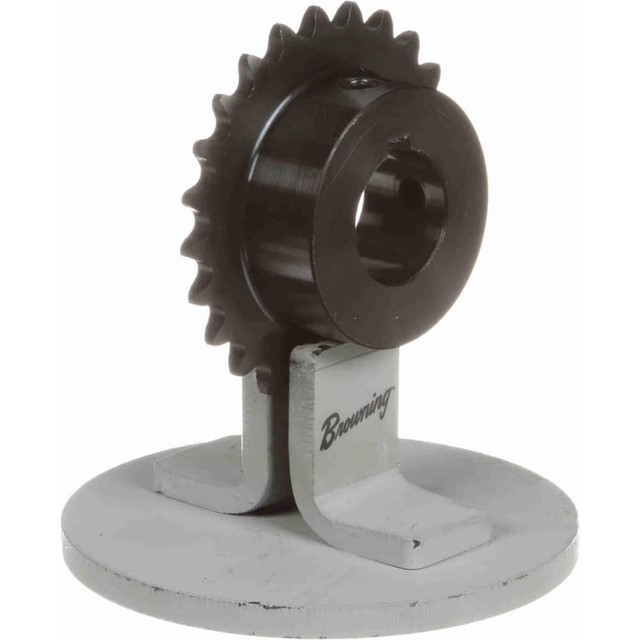Browning 1127869 Finished Bore Sprocket: 24 Teeth, 3/8" Pitch, 1" Bore Dia, 2" Hub Dia
