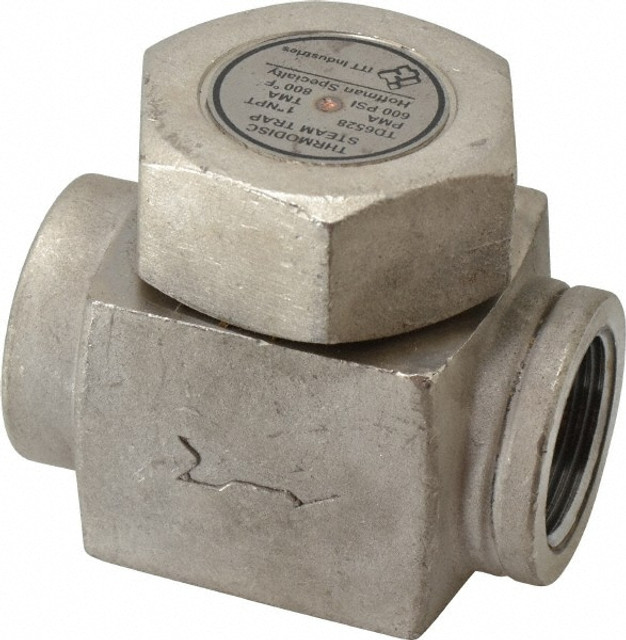 Hoffman Speciality 405154 1 Female" Pipe, Stainless Steel Thermodisc Steam Trap