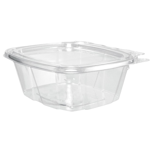 DART CONTAINER CORPORATION DCC CH16DEF Dart ClearPac Containers, 5 1/2inH x 4 15/16inW x 2 1/4inD, 0.5 Qt, Clear, Pack Of 200 Containers