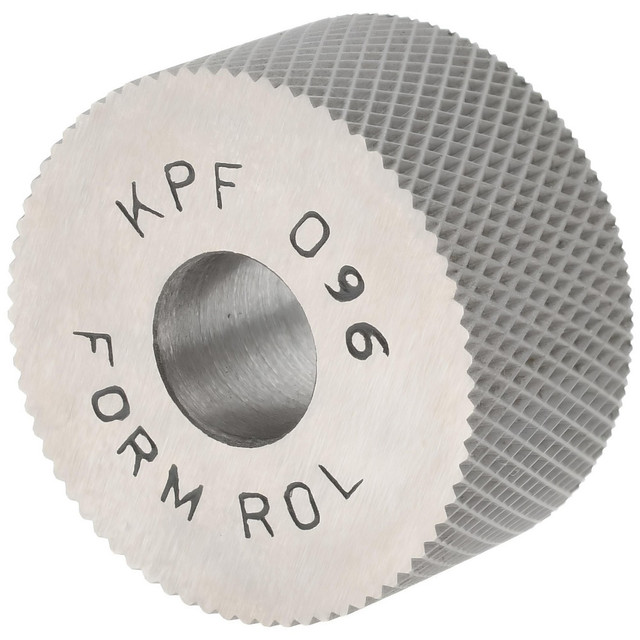 Value Collection KPF-096 Standard Knurl Wheel: 3/4" Dia, 80 ° Tooth Angle, Diamond, High Speed Steel