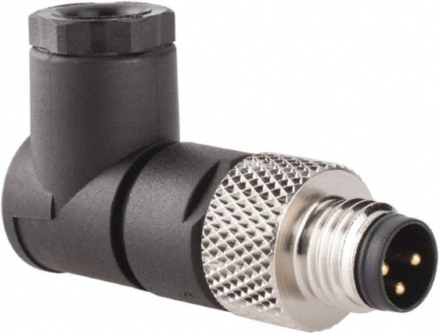 Brad Harrison N03MA04124 4 Amp, Male 90° Field Attachable Connector Sensor and Receptacle