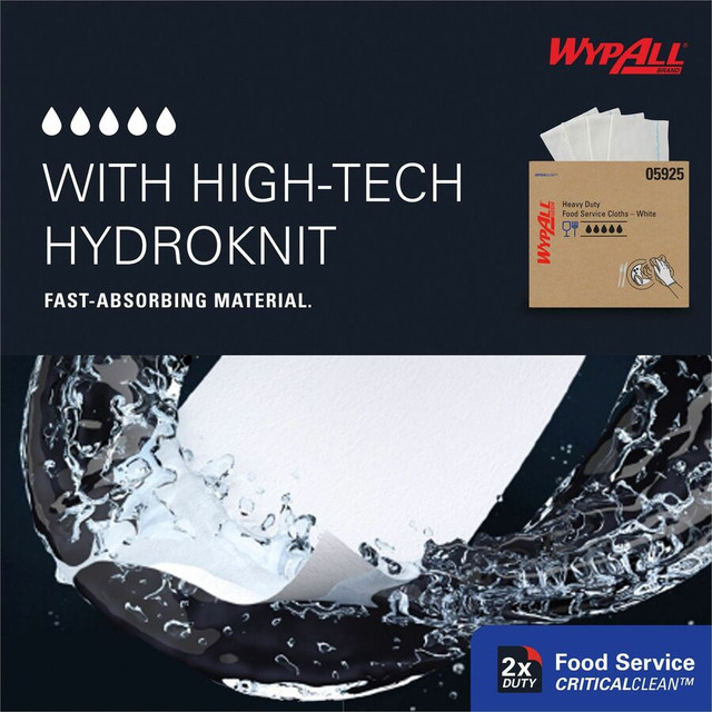 Kimberly-Clark Corporation Wypall 05925 Wypall CriticalClean Heavy Duty Foodservice Cloths