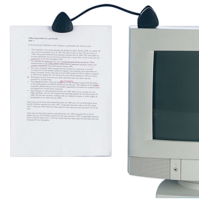 ACCO BRANDS USA, LLC K62081BF Kensington FlexClip Copyholder ACCO BRANDS USA, LLC K62081BF Kensington FlexClip Copyholder
