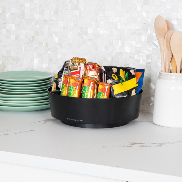Mind Reader Products Mind Reader LAZSNACK Mind Reader 4-Compartment Snack Carousel Organizer