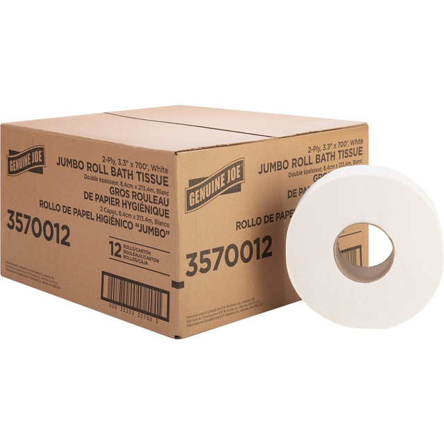 Genuine Joe 3570012 Genuine Joe Jumbo Jr Dispenser Bath Tissue Roll