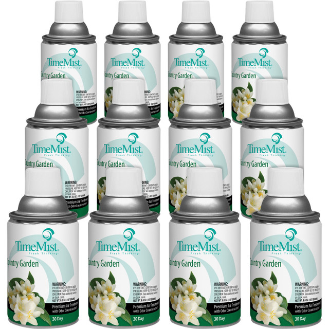 Zep, Inc. TimeMist 1042786CT TimeMist Metered 30-Day Country Garden Scent Refill