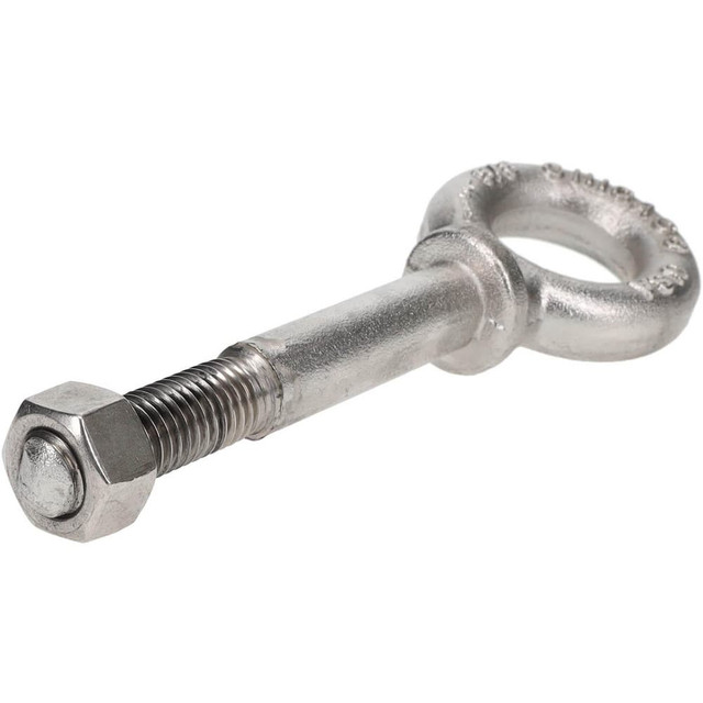 Gibraltar 08682 0 Fixed Lifting Eye Bolt: With Shoulder, 3,500 lb Capacity, 5/8 Thread, Grade 316 Stainless Steel