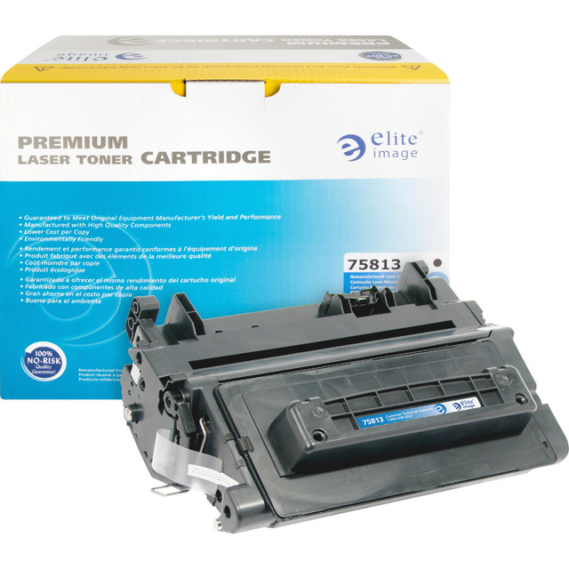 Elite Image 75813 Elite Image Remanufactured Toner Cartridge - Alternative for HP 90A (CE390A)